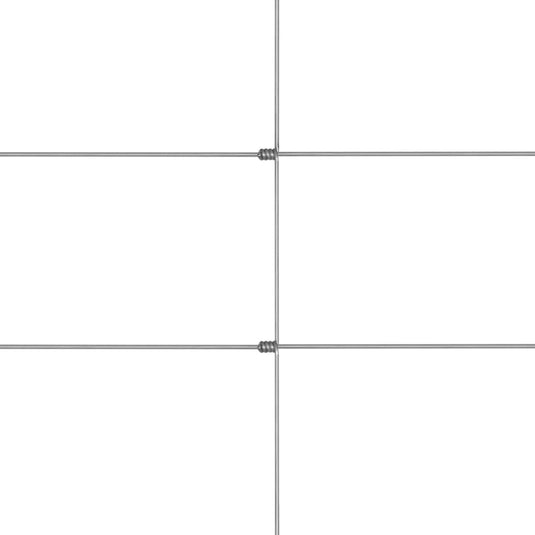 Vidaxl hek 50x1,25 m gegalvaniseerd staal zilverkleurig