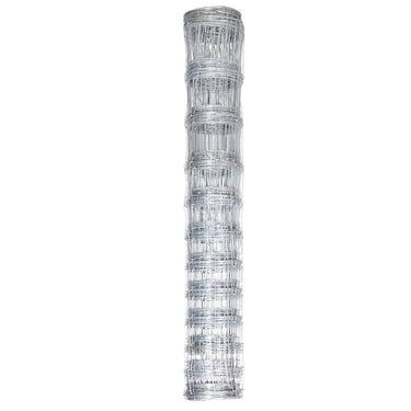 Vidaxl hek 50 m 150 cm gegalvaniseerd staal zilverkleurig