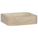 Vidaxl gootsteen 40x40x10 cm marmer crèmekleurig