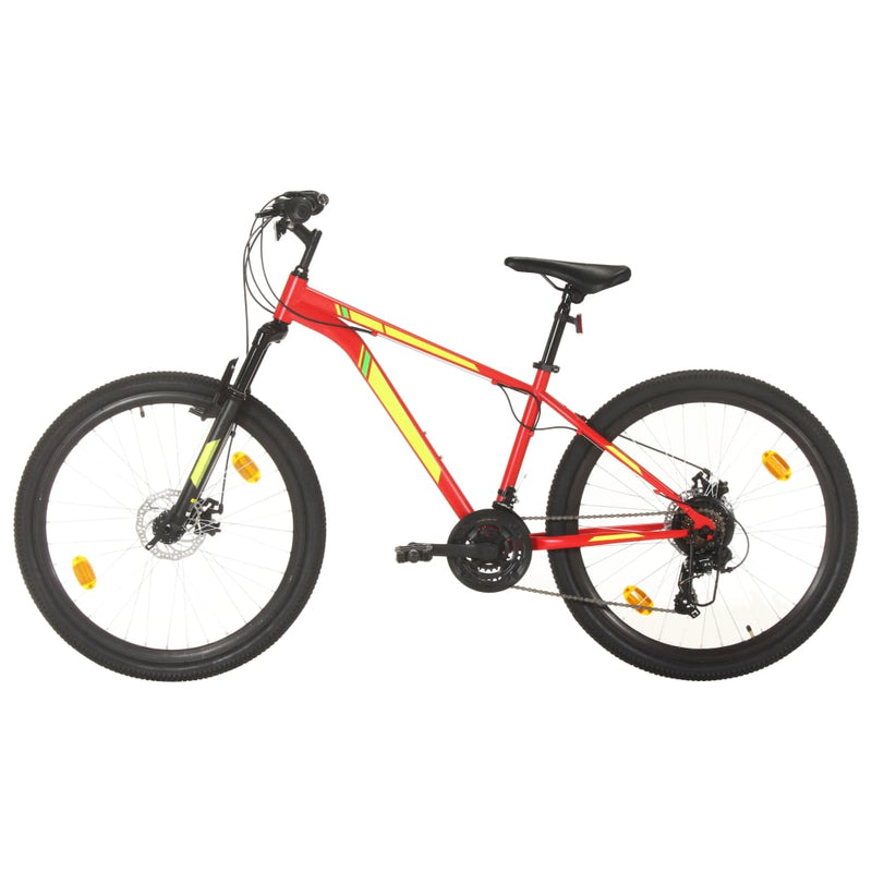 Load image into Gallery viewer, VidaXL Mountainbike 21 versnellingen 27,5 inch wielen 38 cm frame rood
