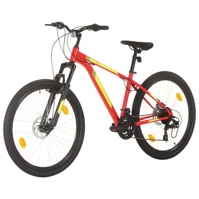 Load image into Gallery viewer, VidaXL Mountainbike 21 versnellingen 27,5 inch wielen 38 cm frame rood
