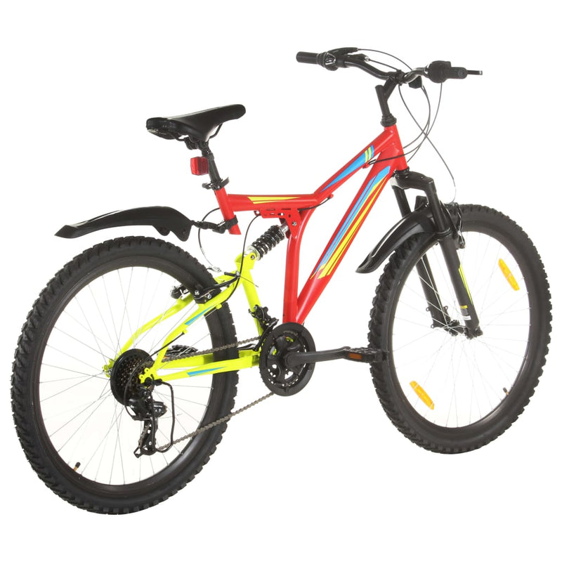 Load image into Gallery viewer, VidaXL Mountainbike 21 versnellingen 26 inch wielen 49 cm rood
