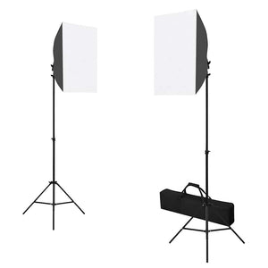 Vidaxl fotostudioset met softboxlampen, achtergrond en reflector