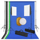 Vidaxl fotostudioset met lampen, achtergrond en reflector