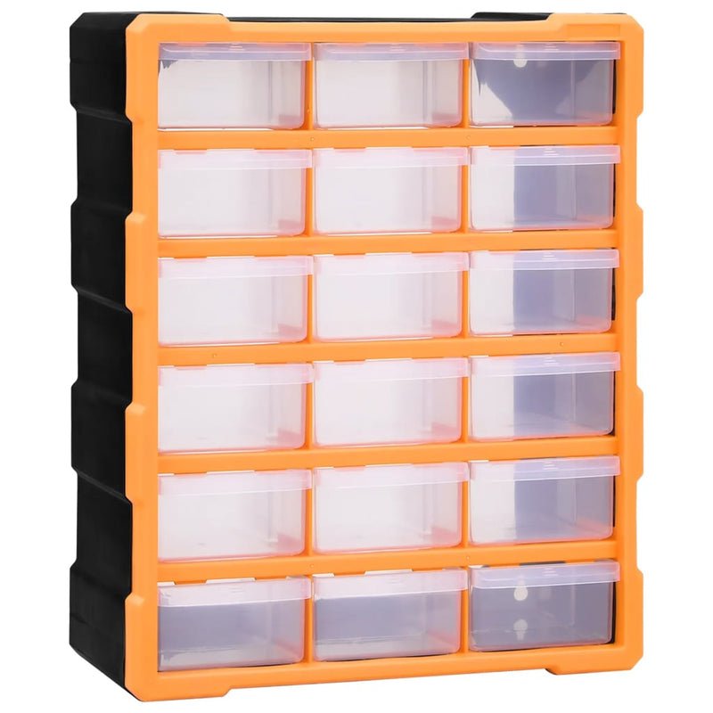 Load image into Gallery viewer, Vidaxl organiser met 18 medium lades 38x16x47 cm
