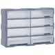 Vidaxl organiser met 8 grote lades 52x16x37 cm
