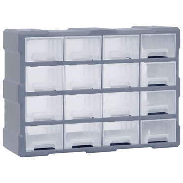Vidaxl organiser met 16 medium lades 52x16x37 cm