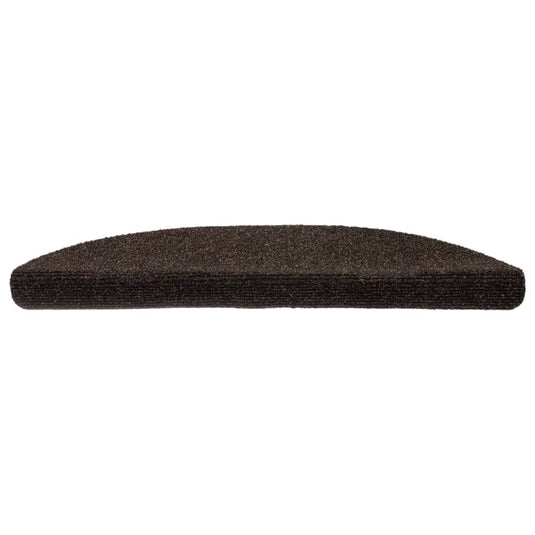 Vidaxl trapmatten zelfklevend 5 stuks 56x17x3 cm bruin halfrond