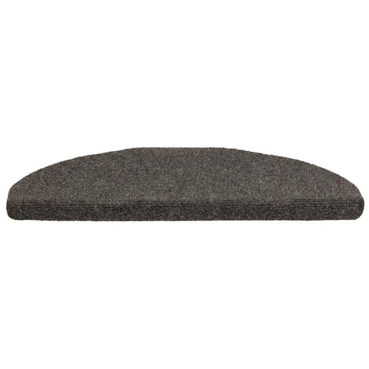 Vidaxl trapmatten zelfklevend 10 st 65x21x4 cm antraciet halfrond groot