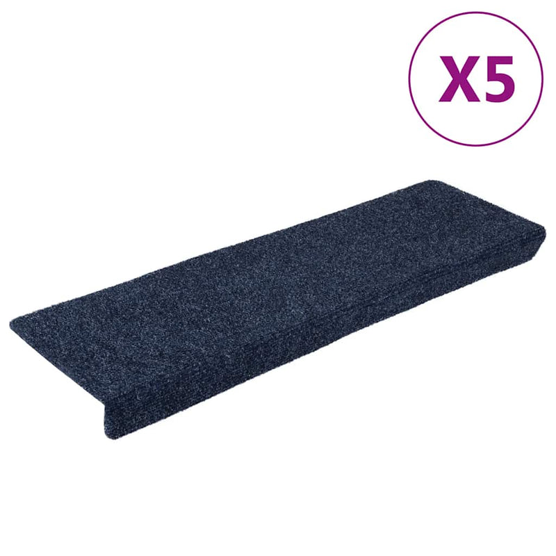 Load image into Gallery viewer, Vidaxl trapmatten zelfklevend 5 stuks 65x21x4 cm antraciet rechthoekige rand
