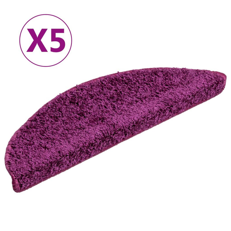 Load image into Gallery viewer, VidaXL Trapmatten 5 st 56x17x3 cm violet
