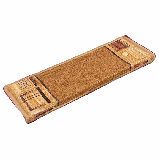 Vidaxl trapmatten zelfklevend 5 st 65x21x4 cm beige