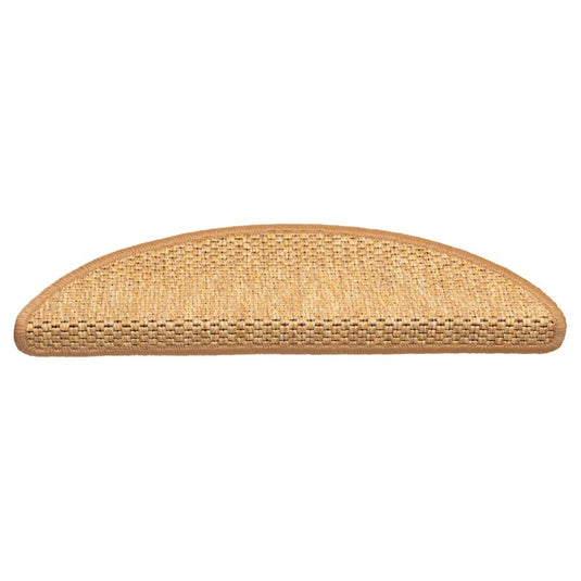 Vidaxl trapmatten zelfklevend 15 st sisal-look 56x17x3 cm sisalkleurig