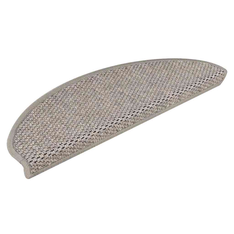 Load image into Gallery viewer, Vidaxl trapmatten zelfklevend 15 st sisal-look 65x21x4cm zilverkleurig

