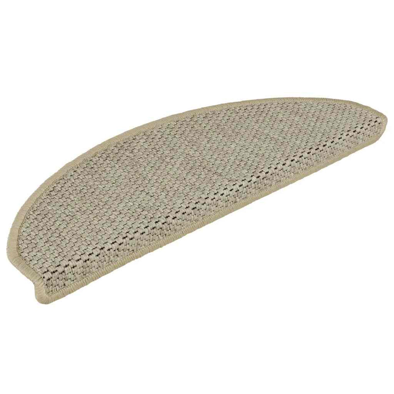Afbeelding laden in galerijviewer, Vidaxl trapmatten zelfklevend 15 st sisal-look 65x21x4 cm lichtgroen
