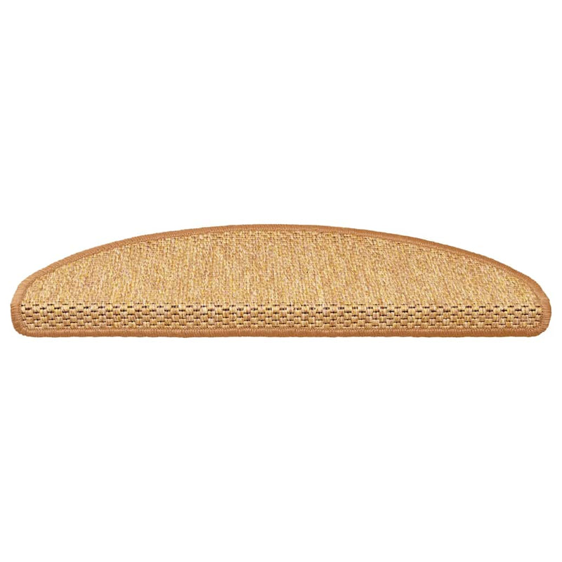 Load image into Gallery viewer, Vidaxl trapmatten zelfklevend 15 st sisal-look 65x21x4 cm sisalkleurig
