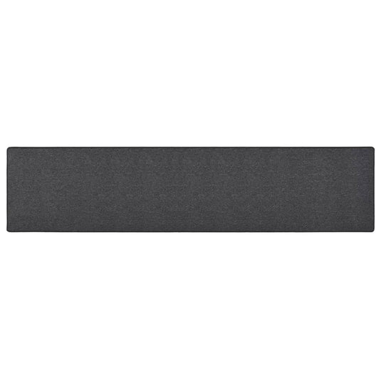 Vidaxl tapijtloper 50x250 cm antracietkleurig