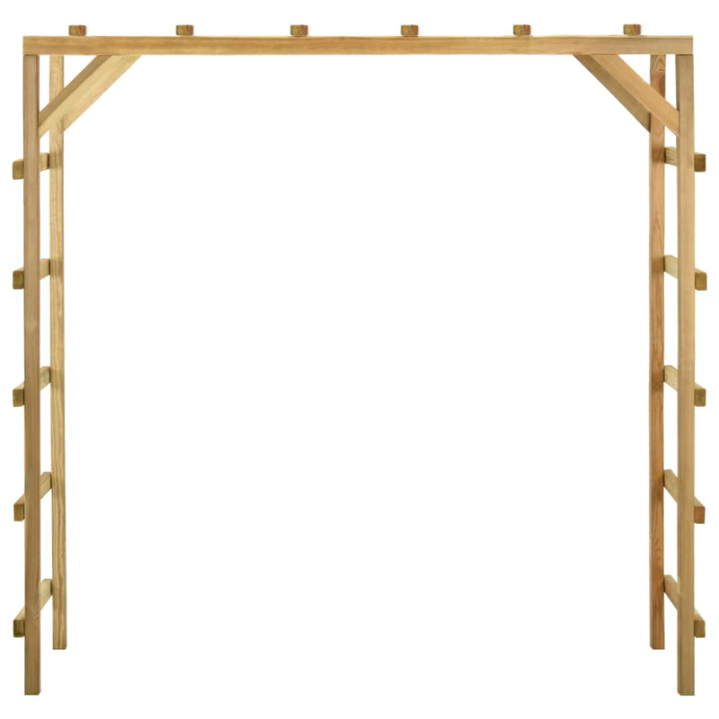 Load image into Gallery viewer, VidaXL Kinderklimrek 170x60x170 cm massief grenenhout
