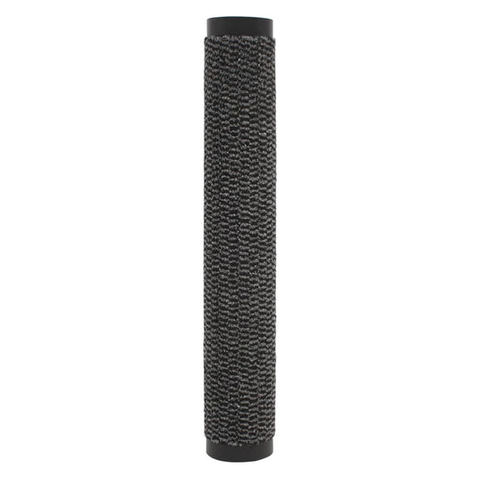 Vidaxl deurmat getuft 60x150 cm antracietkleurig