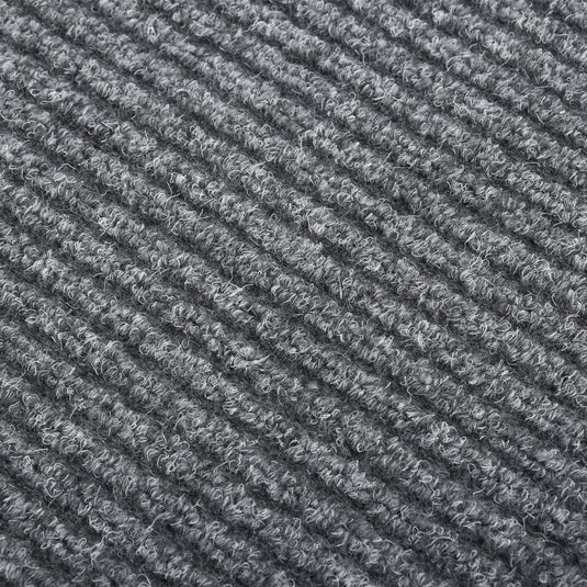Vidaxl droogloopmat 100x150 cm grijs