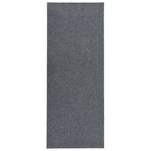 Vidaxl droogloopmat 100x300 cm grijs