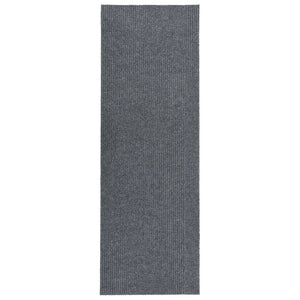 Vidaxl droogloopmat 100x350 cm grijs