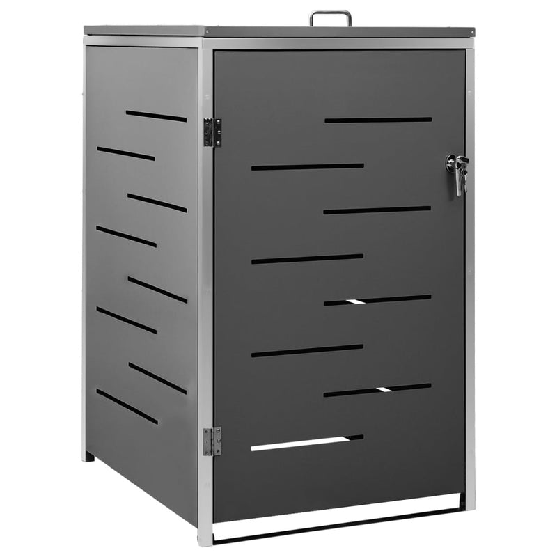 Load image into Gallery viewer, Vidaxl containerberging enkel 69x77,5x112,5 cm roestvrij staal
