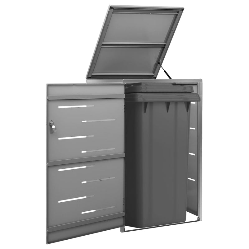 Load image into Gallery viewer, Vidaxl containerberging enkel 69x77,5x112,5 cm roestvrij staal
