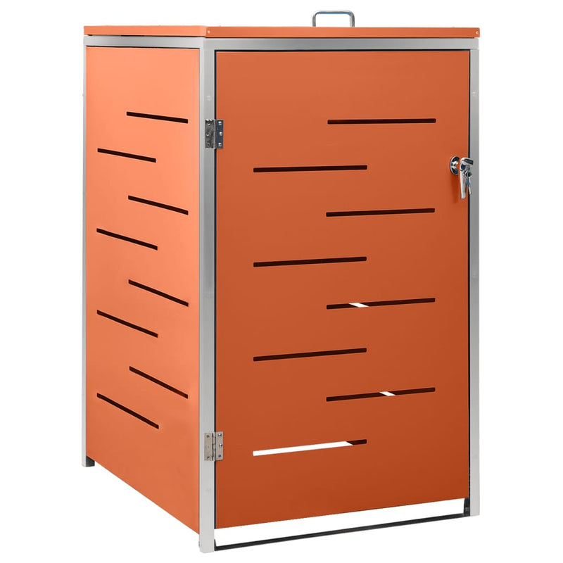Load image into Gallery viewer, Vidaxl containerberging enkel 69x77,5x112,5 cm roestvrij staal
