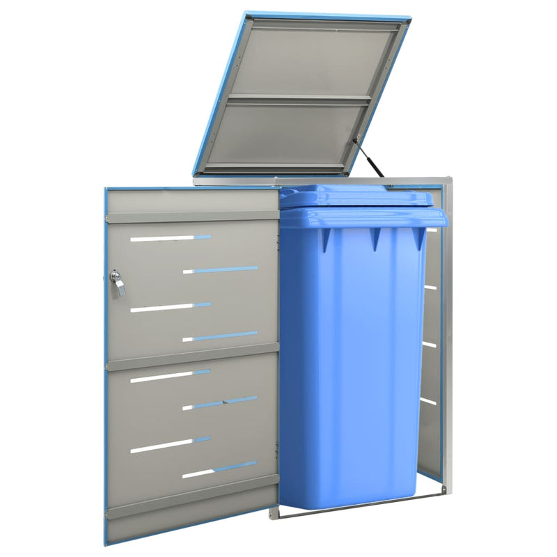 Load image into Gallery viewer, Vidaxl containerberging enkel 69x77,5x112,5 cm roestvrij staal
