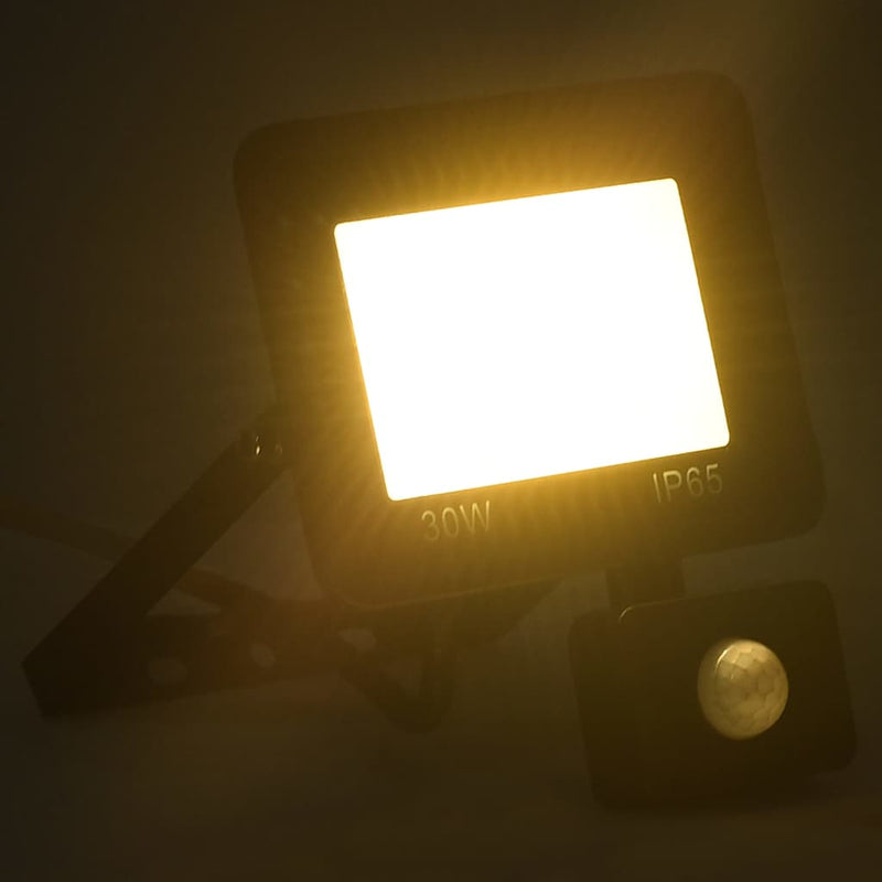 Chargez l'image dans la visionneuse de la galerie, Vidaxl spotlight met sensor led 30 w warmwit
