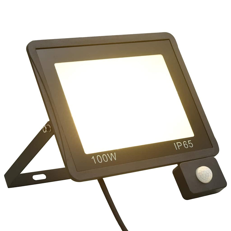 Chargez l'image dans la visionneuse de la galerie, Vidaxl spotlight met sensor led 100 w warmwit
