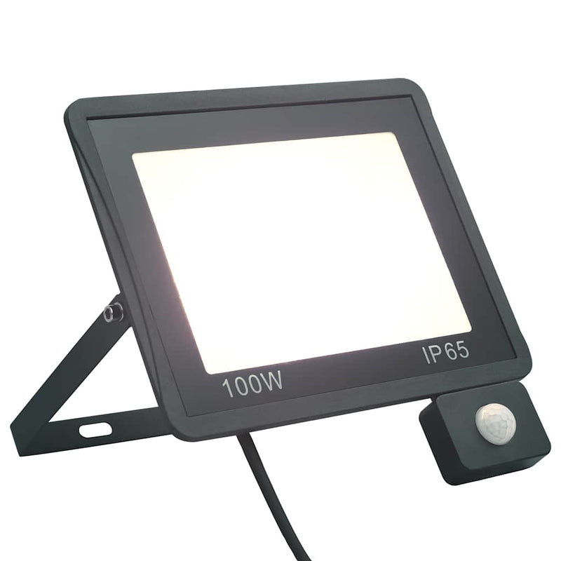 Chargez l'image dans la visionneuse de la galerie, Vidaxl spotlight met sensor led 100 w koudwit
