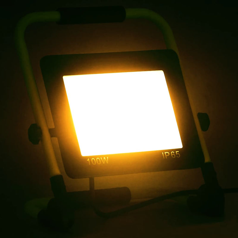 Laden Sie das Bild in Galerie -Viewer, Vidaxl spotlight met handvat led 100 w warmwit
