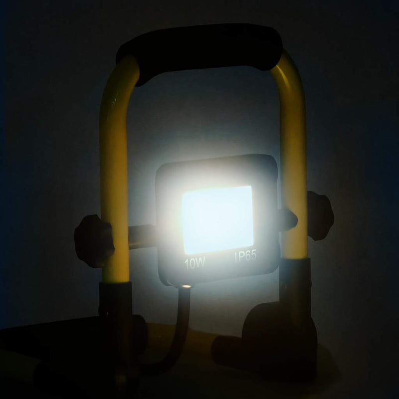 Load image into Gallery viewer, Vidaxl spotlight met handvat led 10 w koudwit
