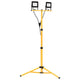 Vidaxl spotlight met statief led 2x50 w warmwit