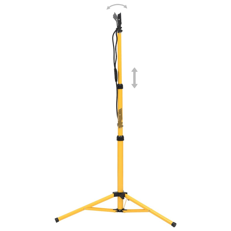 Load image into Gallery viewer, Vidaxl spotlight met statief led 2x10 w koudwit
