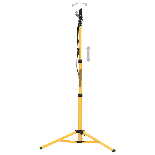 Vidaxl spotlight met statief led 2x30 w koudwit