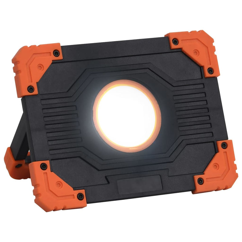 Load image into Gallery viewer, Vidaxl spotlight draagbaar led abs 10 w koudwit
