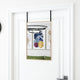 Vidaxl deurspiegel 40x60 cm glas en aluminium goudkleurig