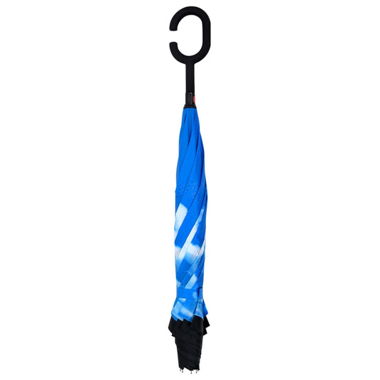 Vidaxl paraplu c-handgreep 108 cm zwart