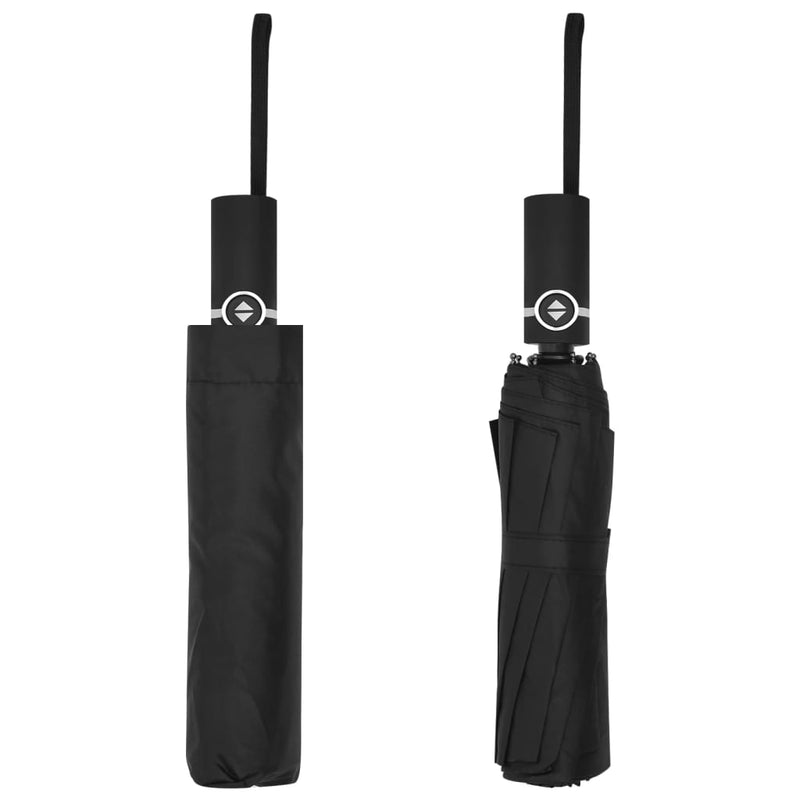 Load image into Gallery viewer, Vidaxl paraplu automatisch inklapbaar 104 cm zwart
