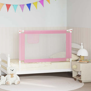 Vidaxl bedhekje peuter 120x25 cm stof roze