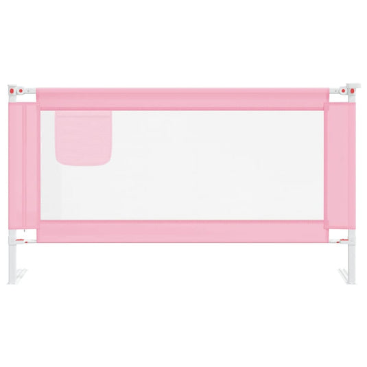 Vidaxl bedhekje peuter 150x25 cm stof roze