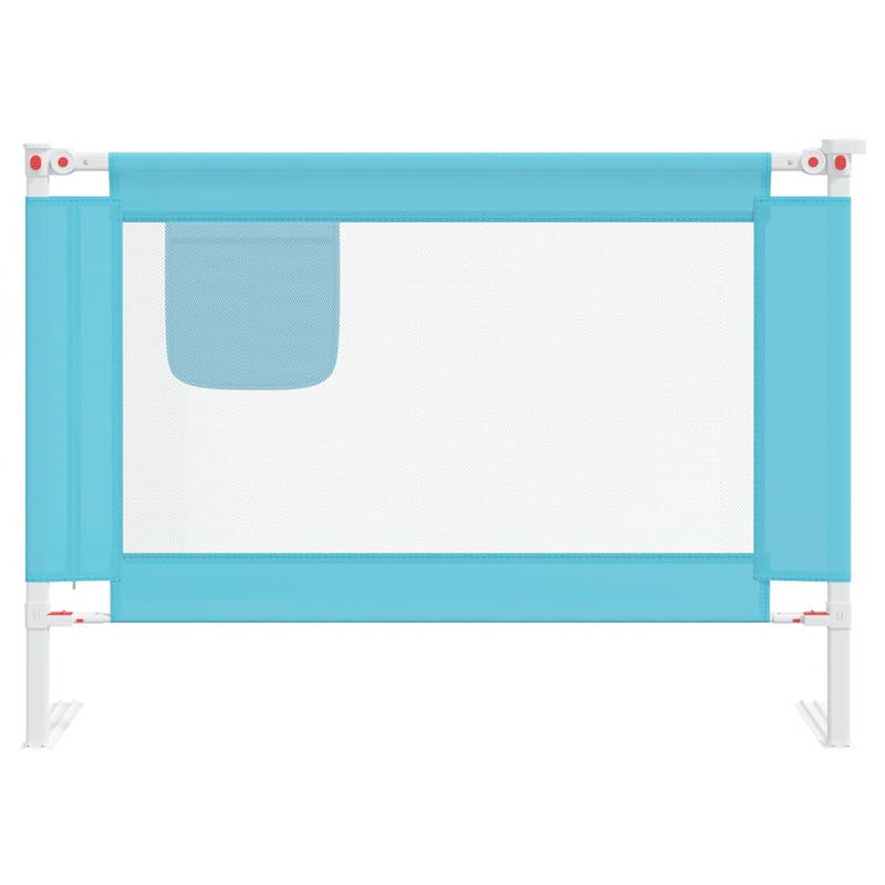 Afbeelding laden in galerijviewer, Vidaxl bedhekje peuter 90x25 cm stof blauw
