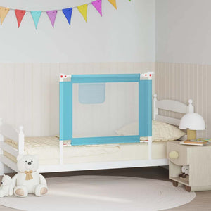 Vidaxl bedhekje peuter 90x25 cm stof blauw