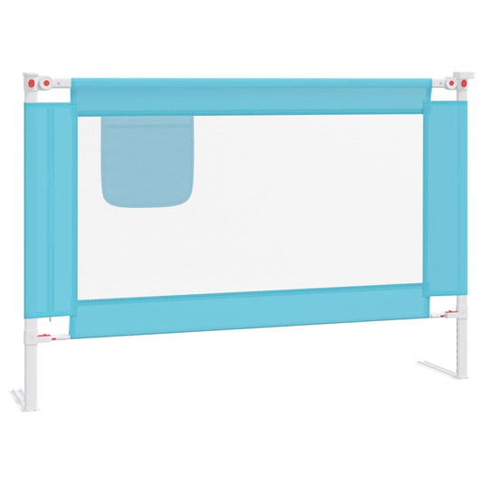 Vidaxl bedhekje peuter 100x25 cm stof blauw