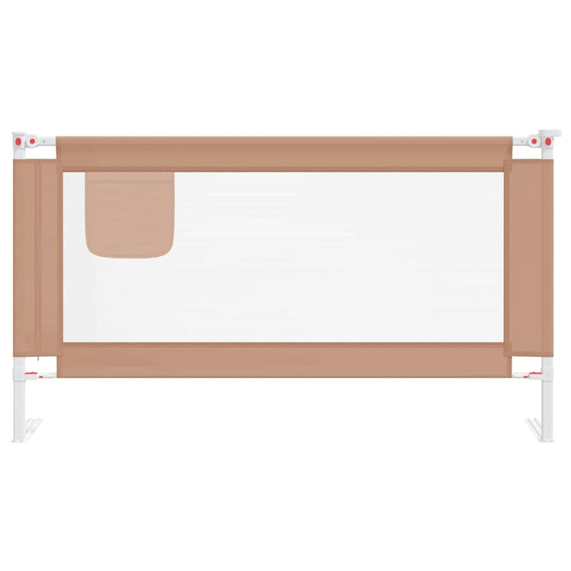 Load image into Gallery viewer, Vidaxl bedhekje peuter 150x25 cm stof taupe
