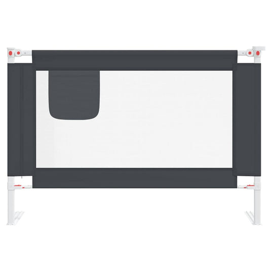 Vidaxl bedhekje peuter 100x25 cm stof donkergrijs