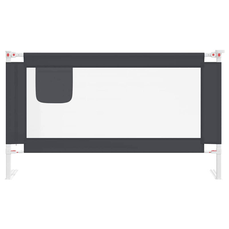Load image into Gallery viewer, Vidaxl bedhekje peuter 140x25 cm stof donkergrijs
